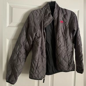 Gray North Face Jacket